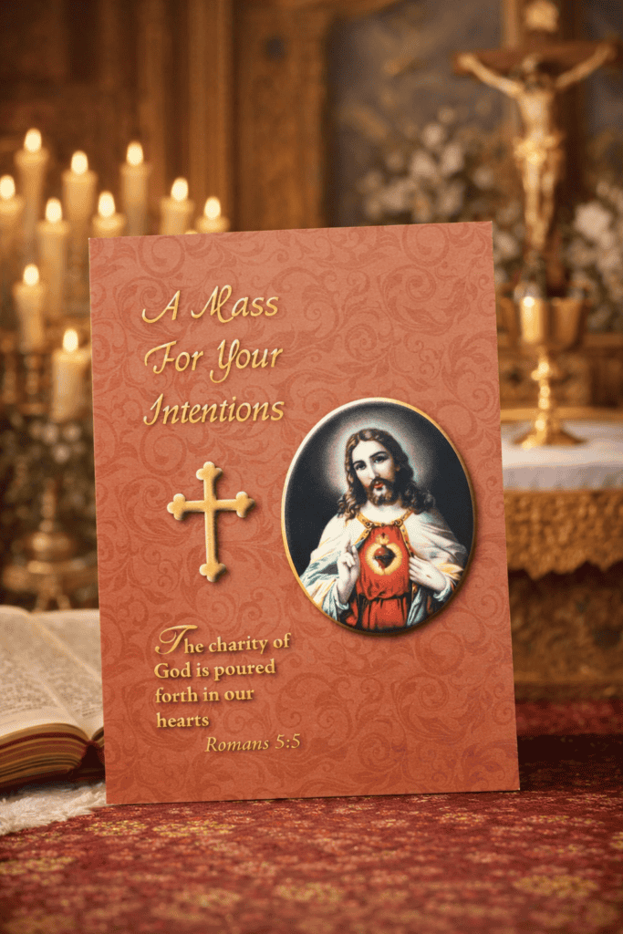 Romans 5:5 “Intention” Individual Mass Card with Envelope