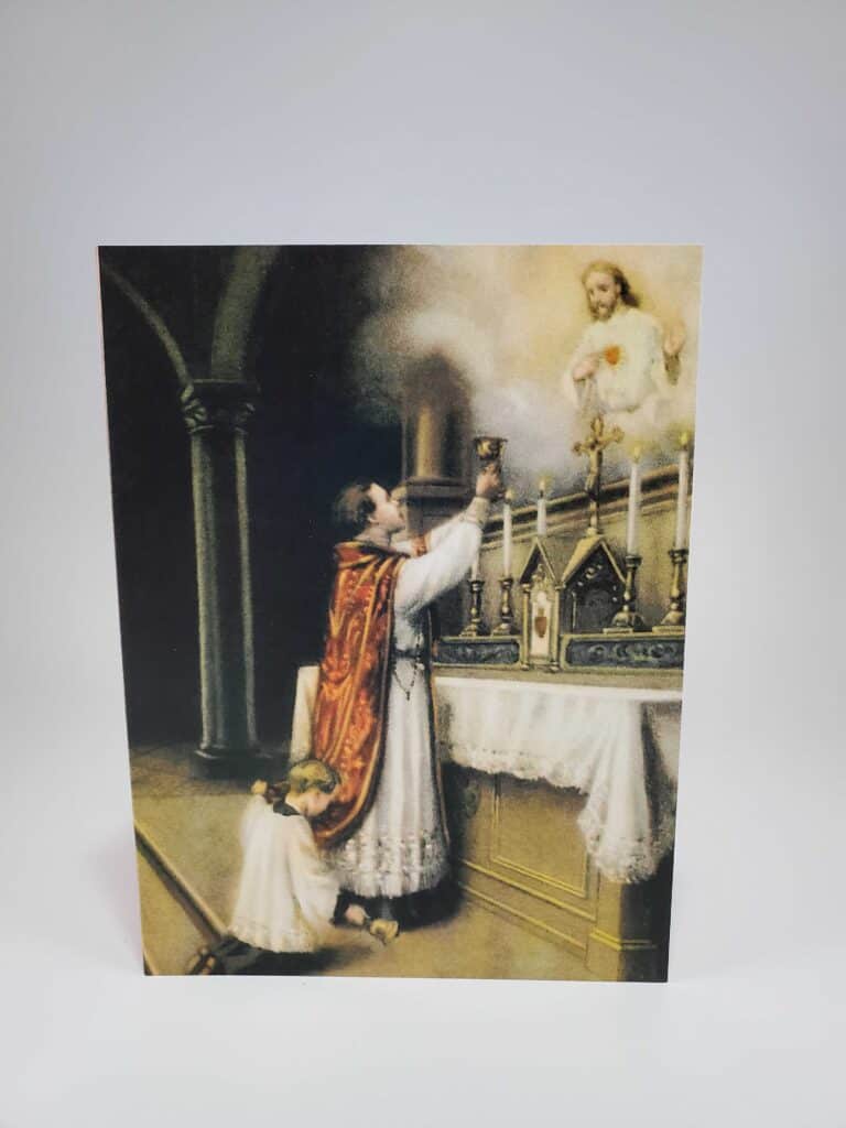 Holy Mass “Intention” Individual Mass Card with Envelope