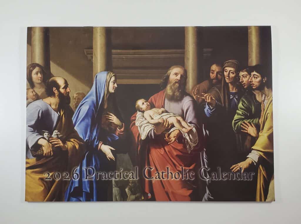 2026 14-month Traditional Catholic Calendar (Buy One Get Five Free!)