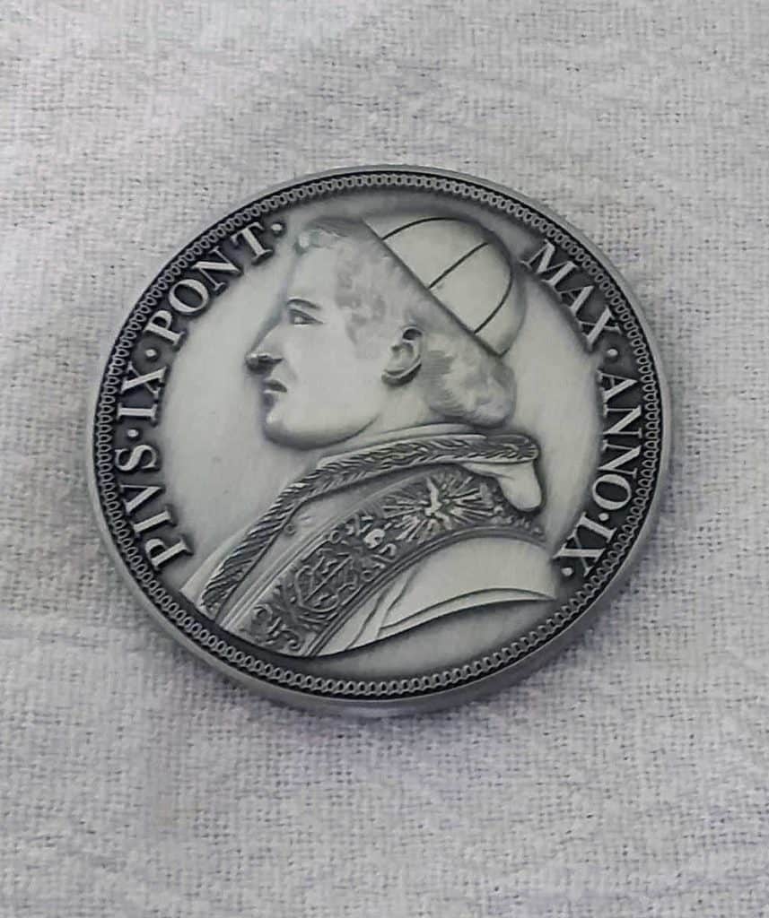Pope Pius IX Coin (Buy One Get Saint Pope Pius X Coin Free)