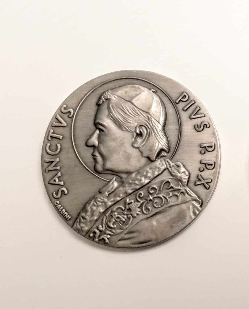 Pope Saint Pius X Coin (Buy One Get Pope Pius IX Coin Free)