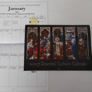 PREORDER 2027 14-month Traditional Catholic Calendar
